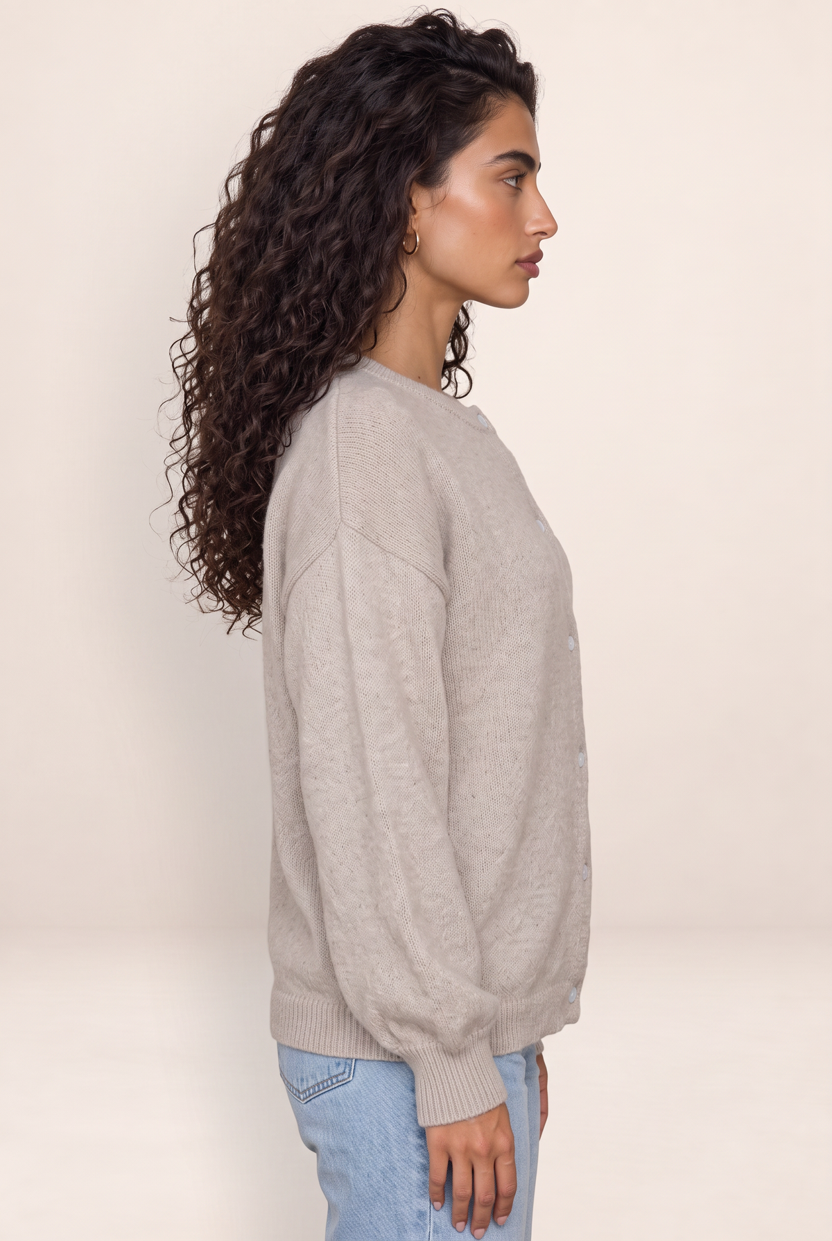 Cardigan Col Rond Femme Olympe