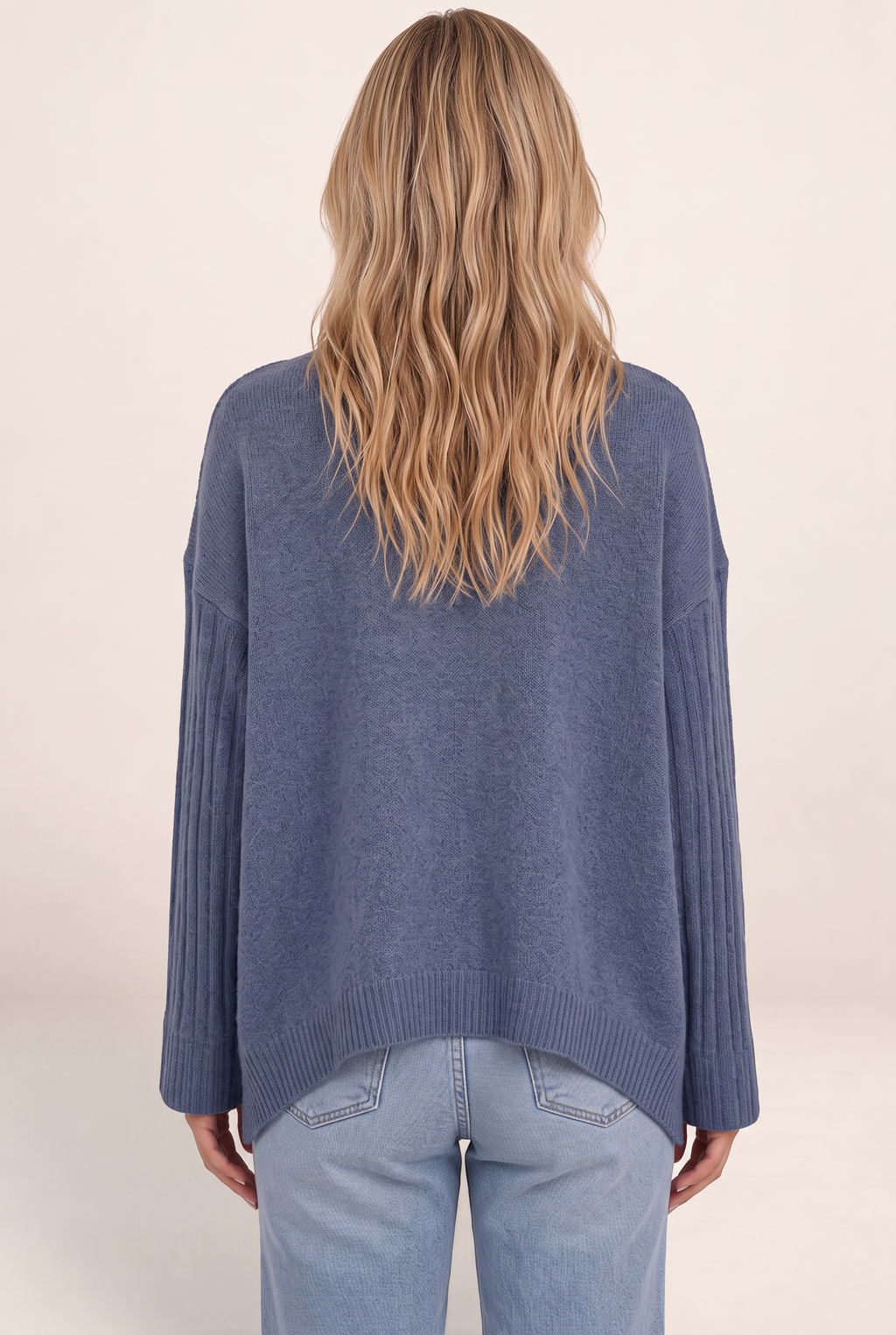 Pull Col Roulé Oversize Long Femme Noémie