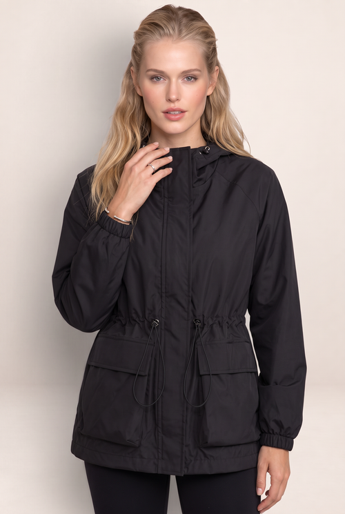 Parka Imperméable à Capuche Femme Clarisse