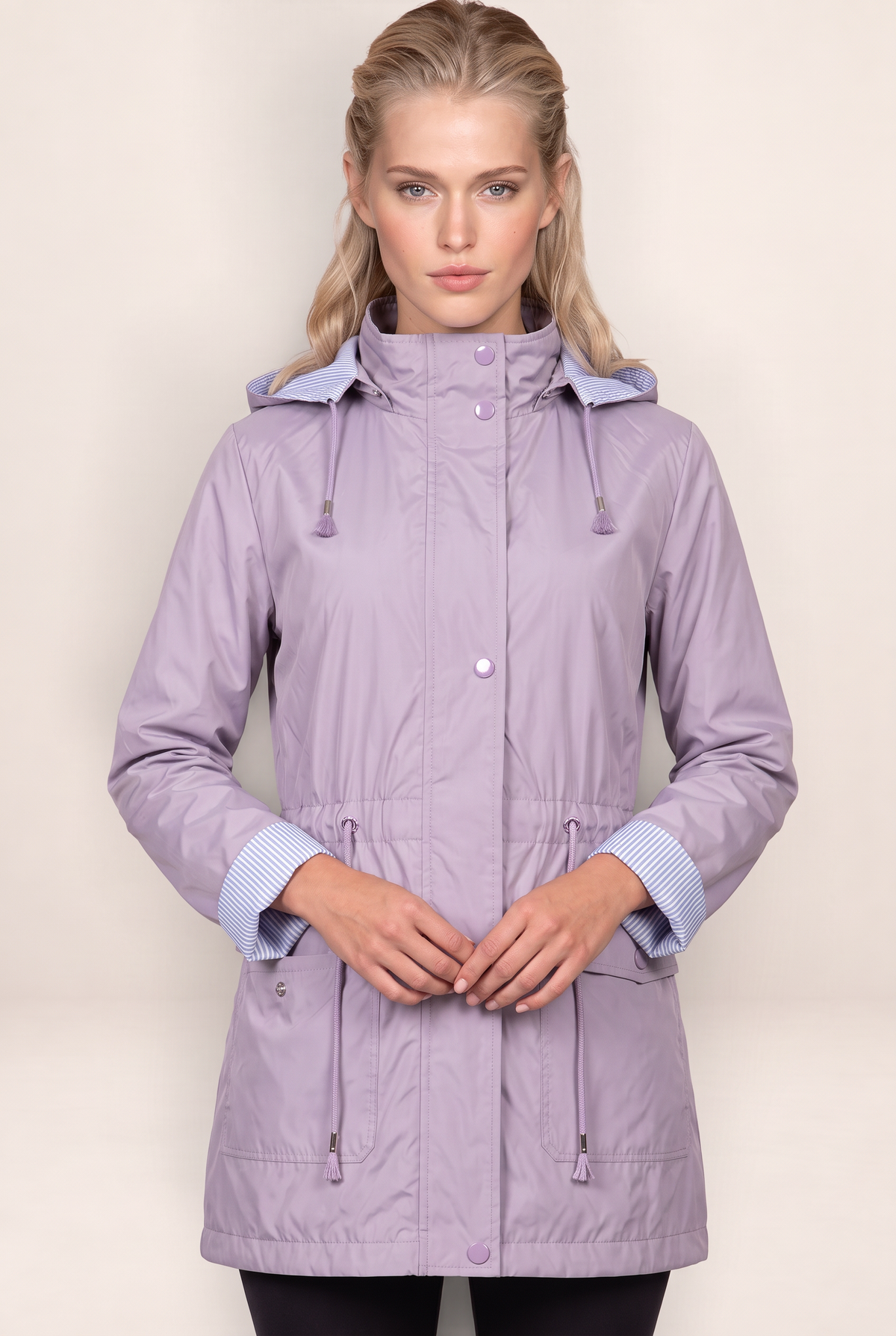 Parka à Capuche Cintrée Femme Emmanuelle