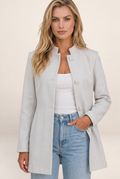 Manteau Court Col Mao Femme Félicie